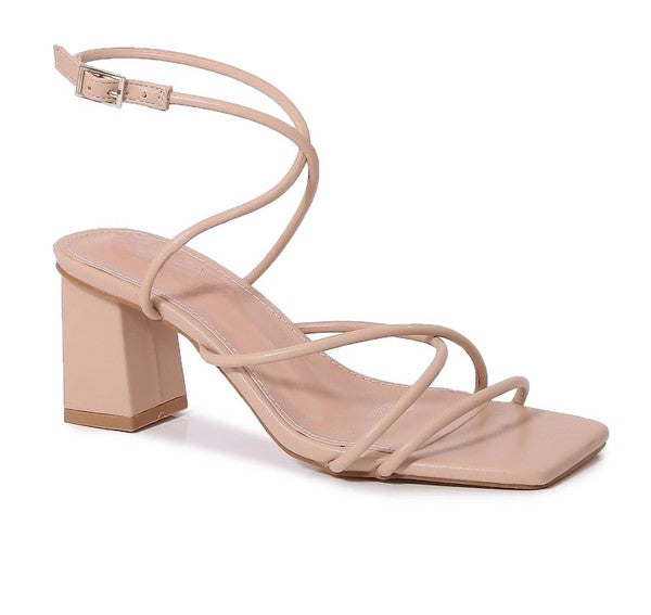 Strappy Nude Heels