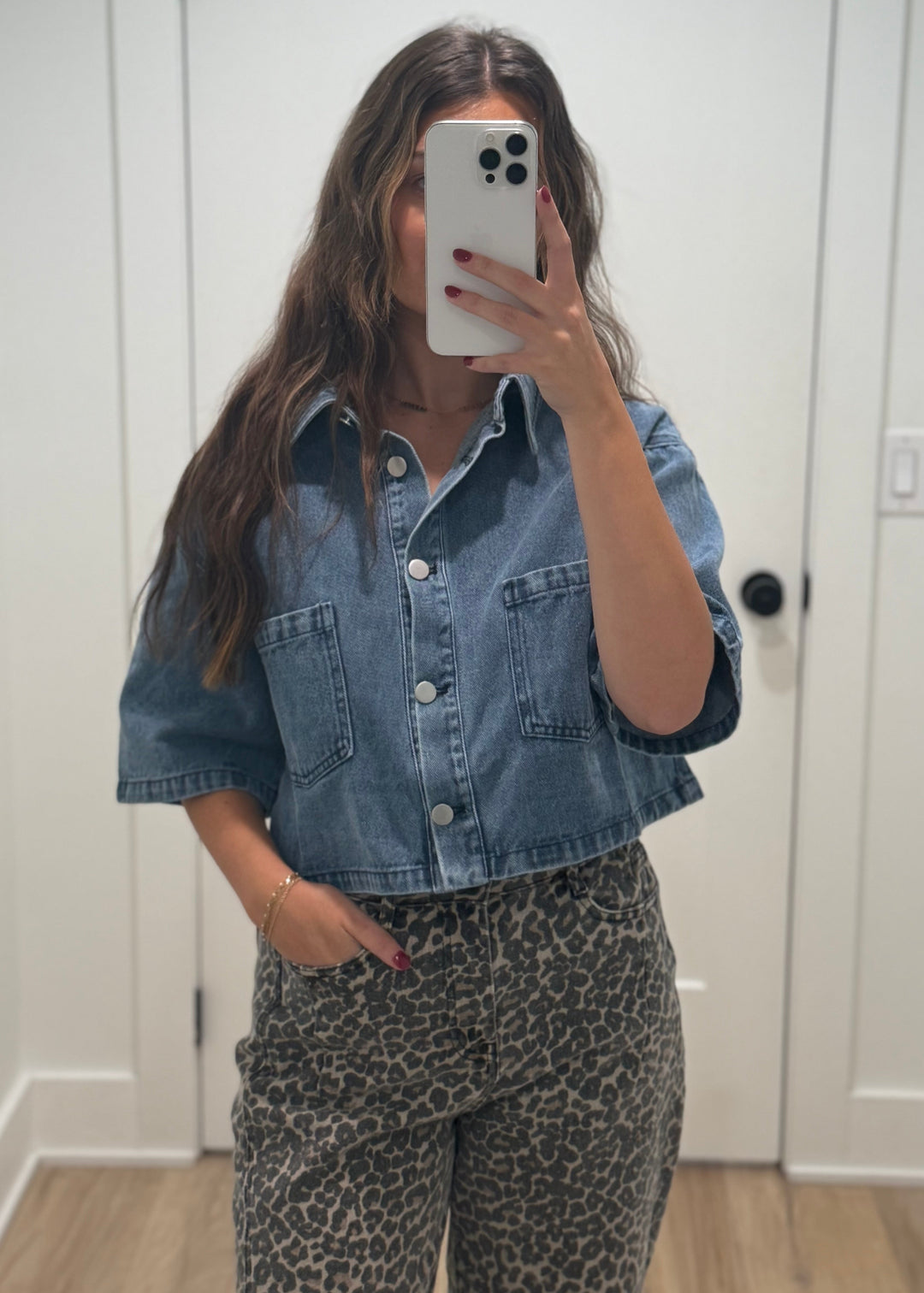 City Nights Denim Top