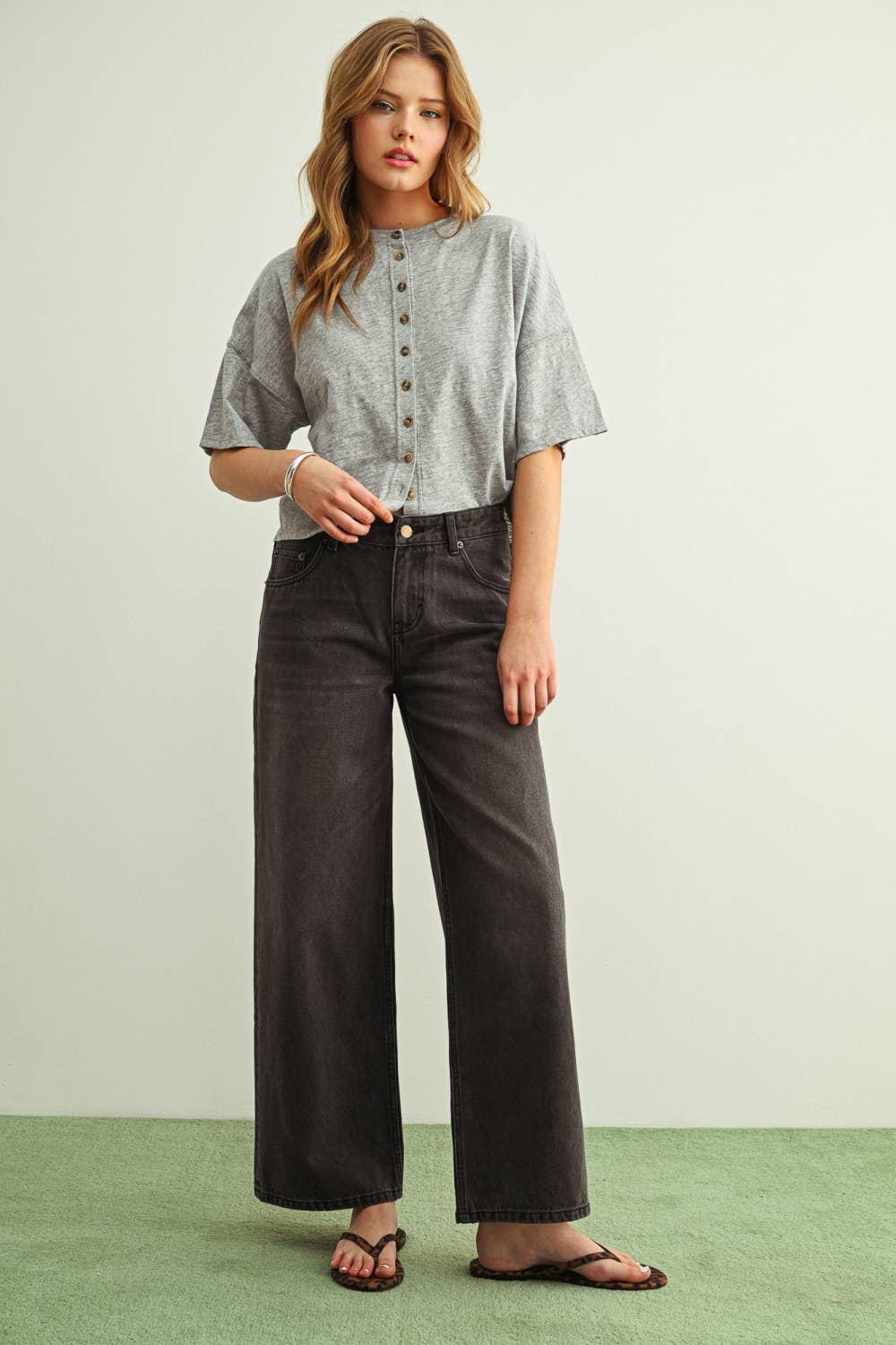 After Hours Wide Leg Jeans