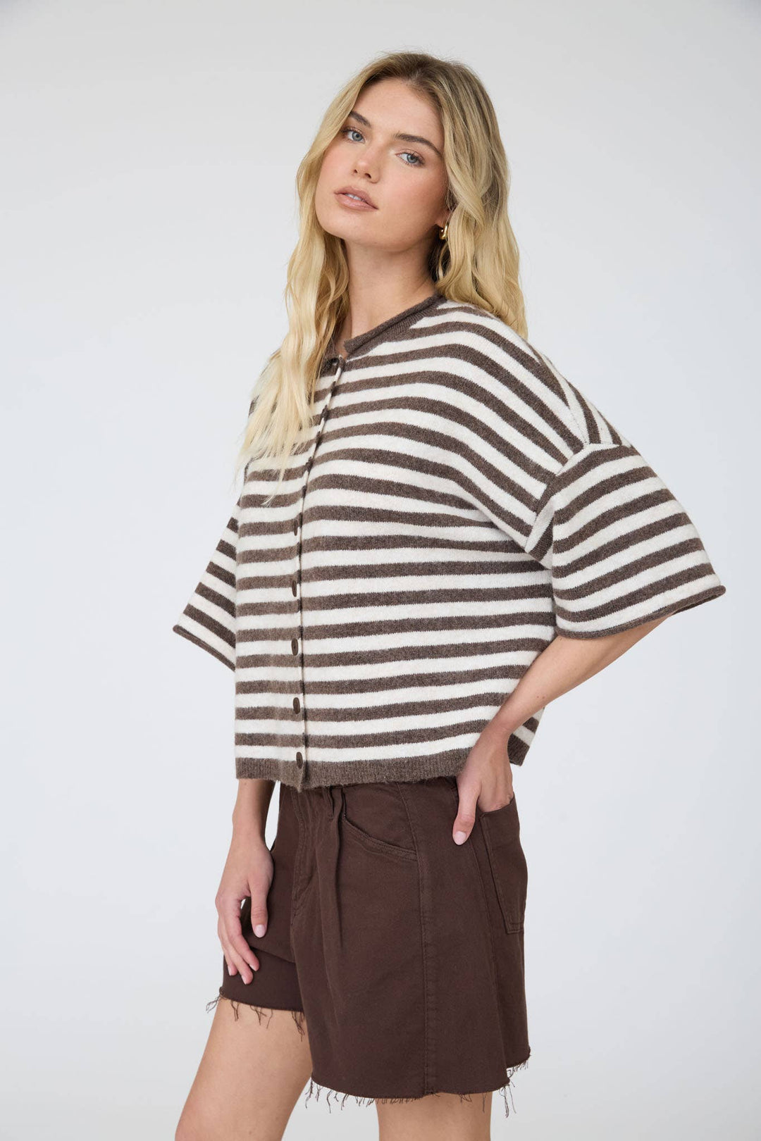 Cocoa Cream Sweater Cardigan