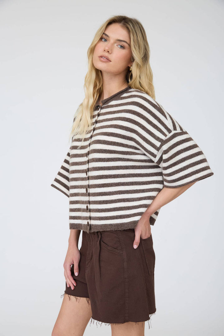 Cocoa Cream Sweater Cardigan