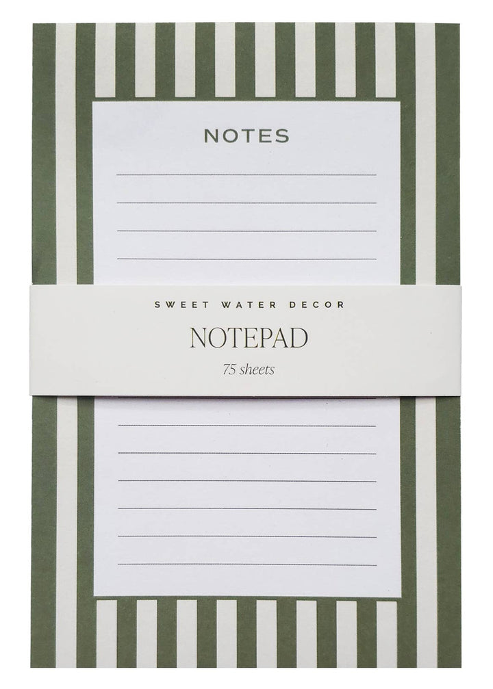 Striped Notepad