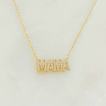 MAMA Necklace | Gold