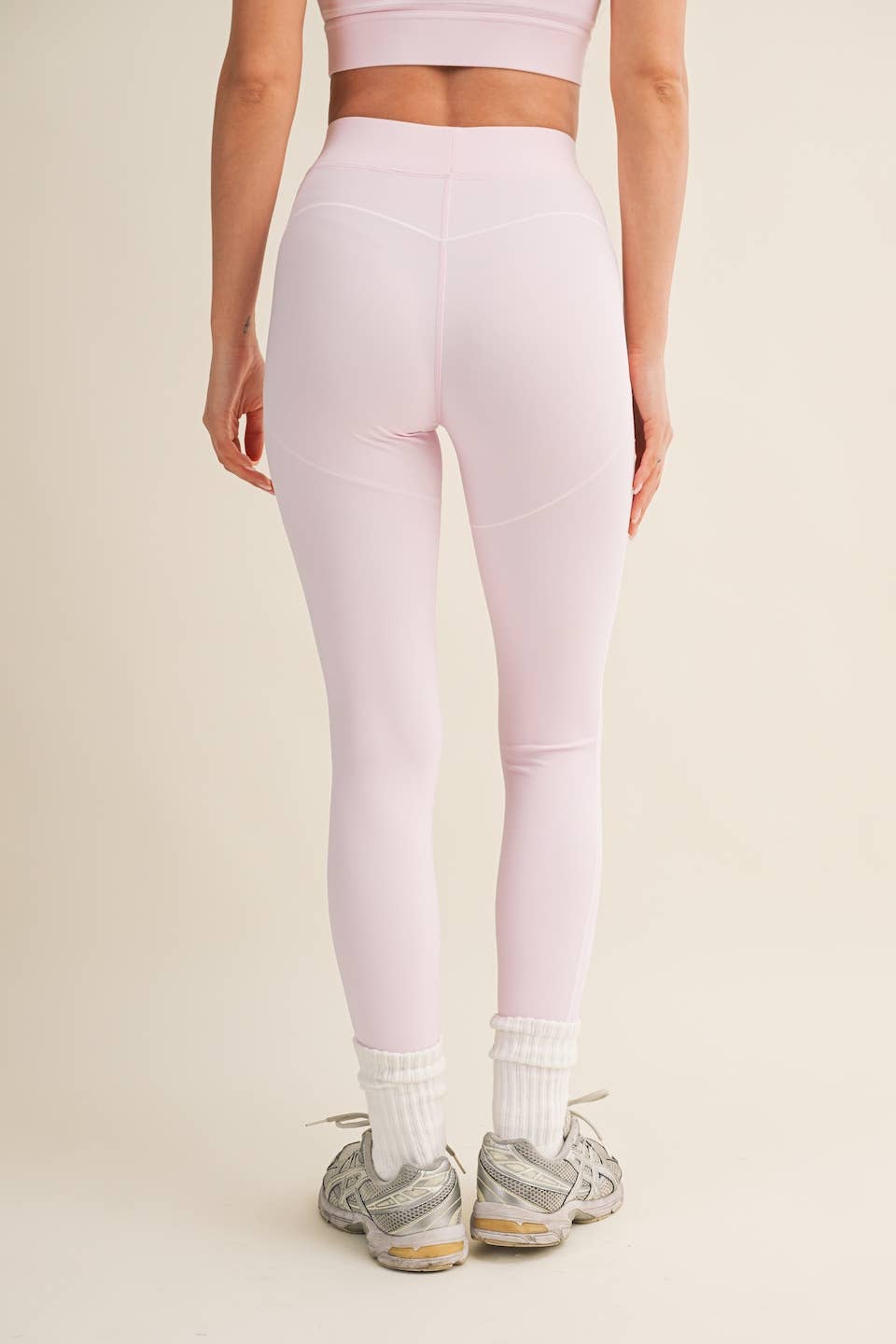 Align High Rise Contour Leggings | Pink + Taupe + Black