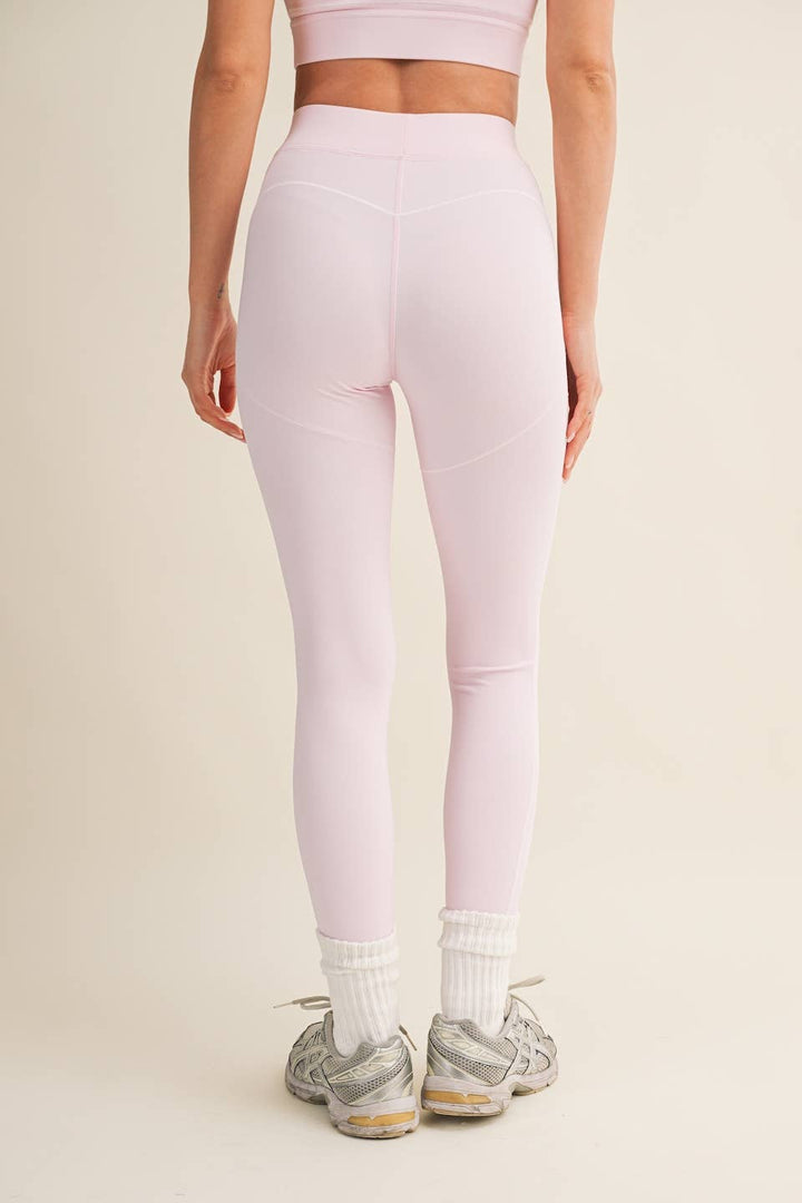 Align High Rise Contour Leggings | Pink + Taupe + Black