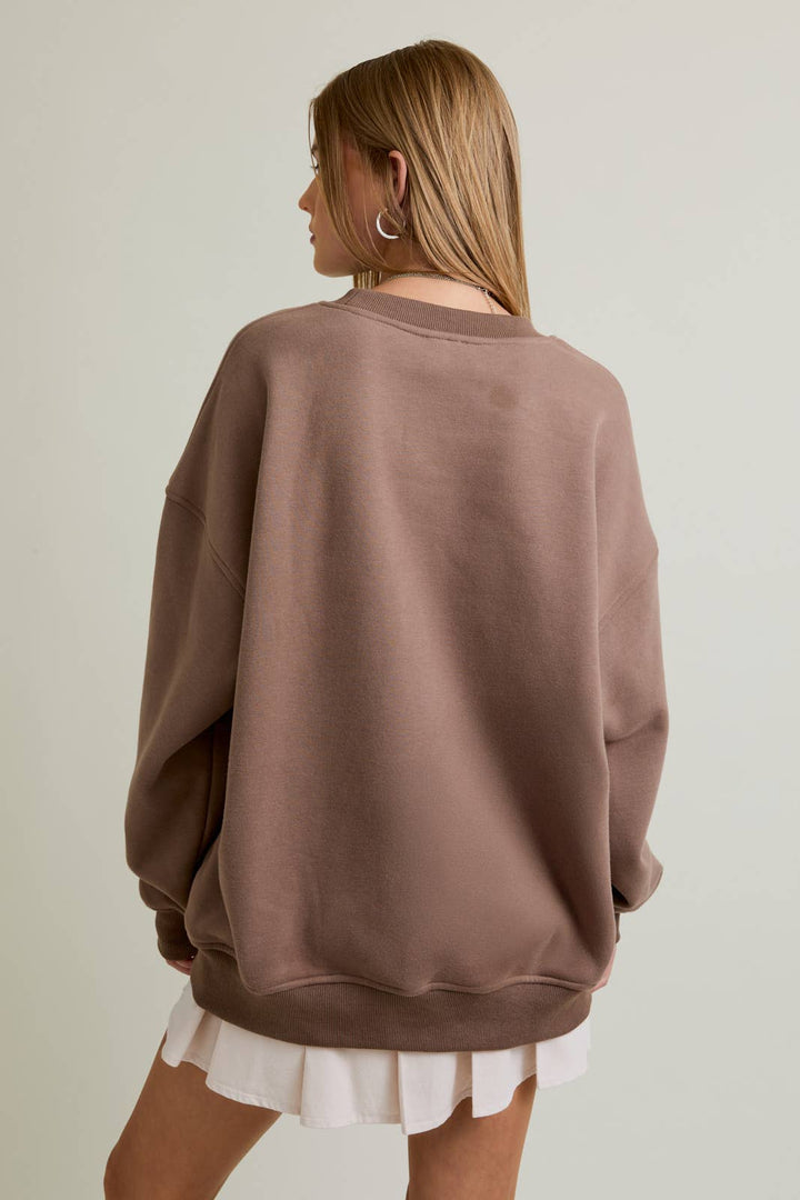 Western Crewneck | Mocha