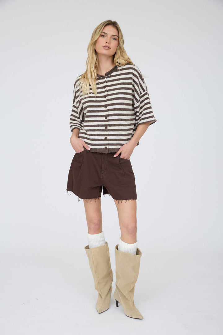 Cocoa Cream Sweater Cardigan