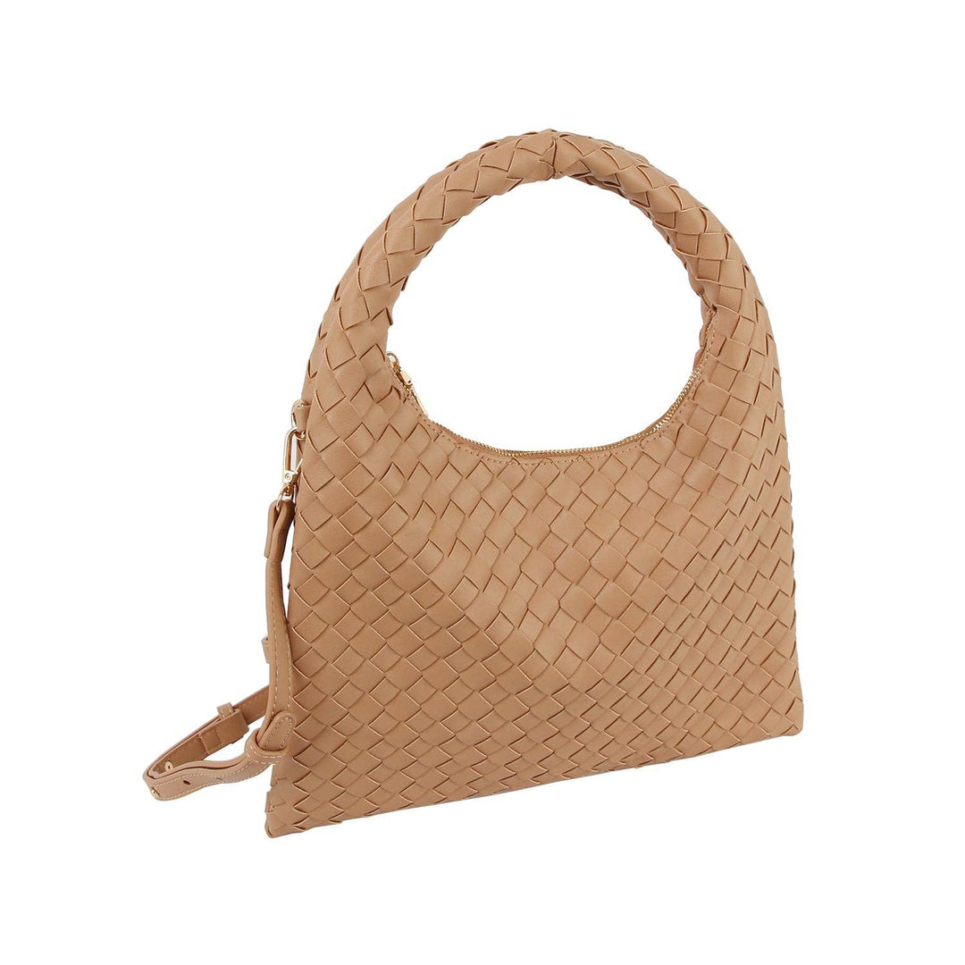 Woven Crescent Purse