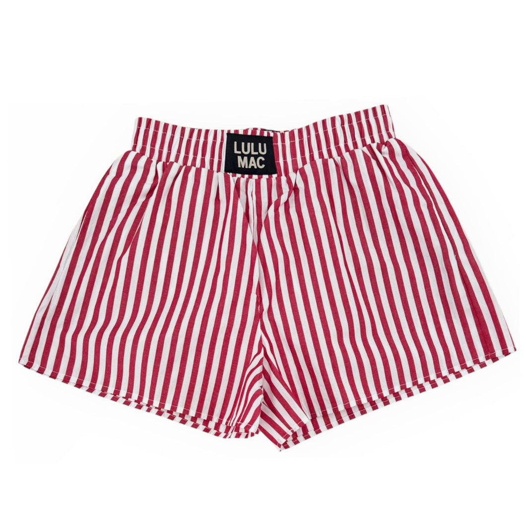 Red Striped Boxer Shorts