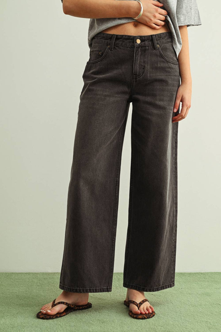After Hours Wide Leg Jeans