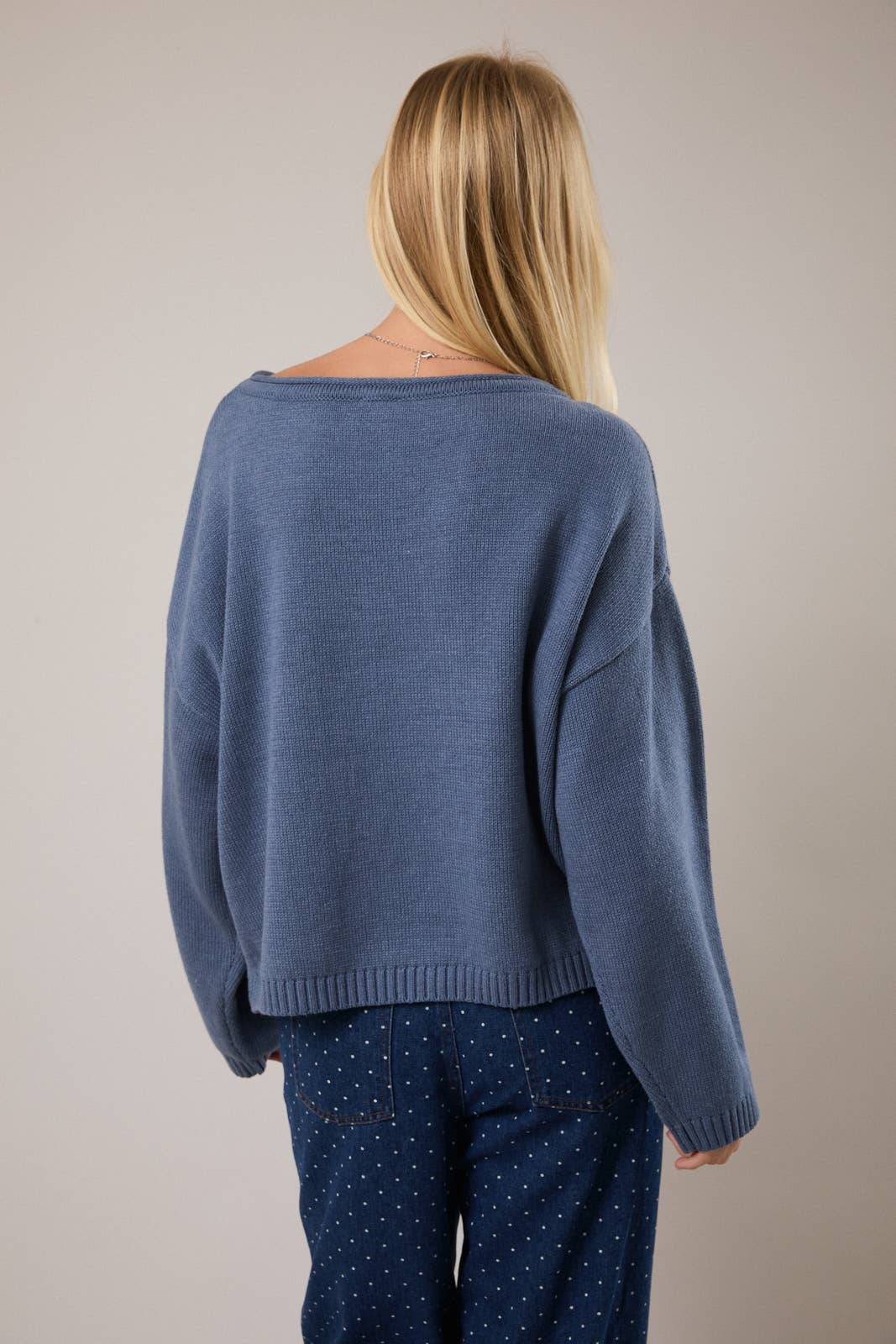 Dusty Blue Sweater