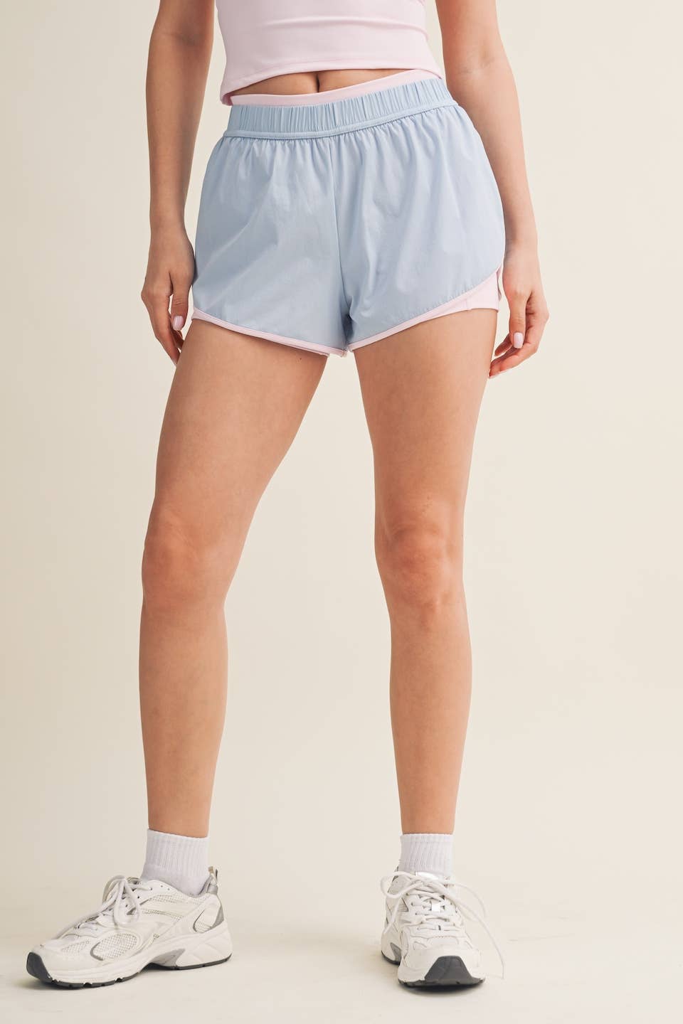 Hot Girl Walk Shorts | Pink + Blue