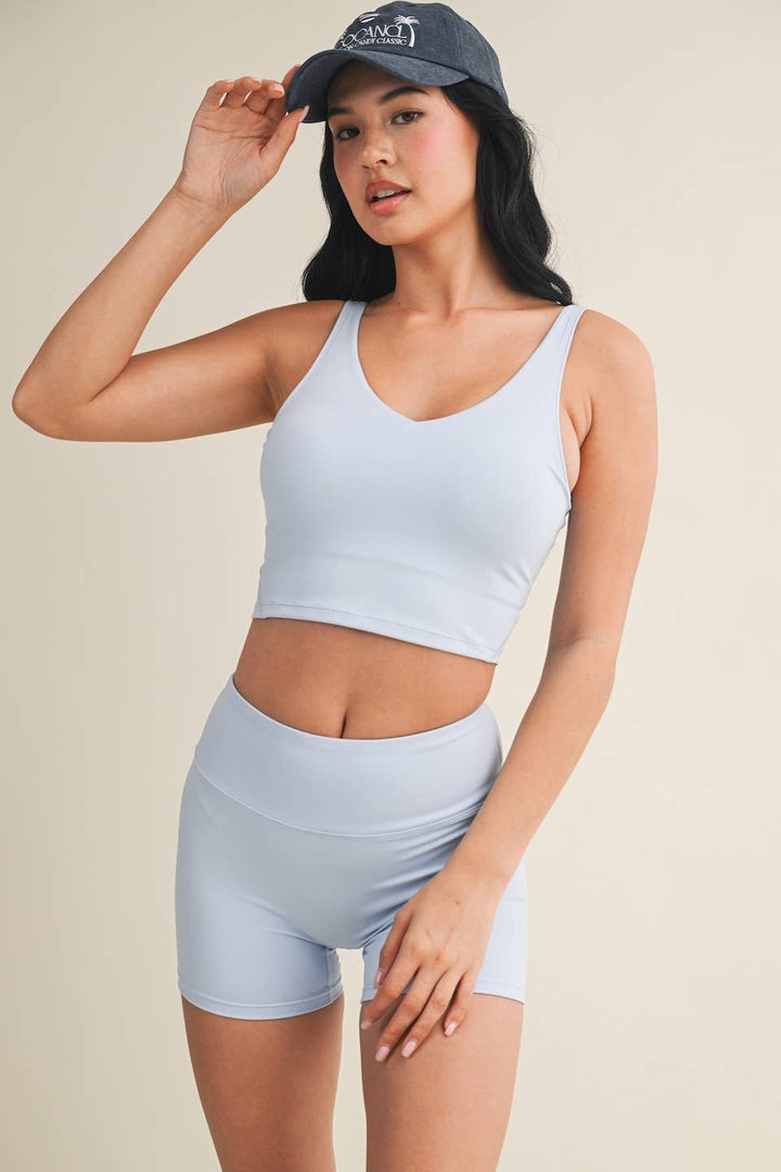 On The Daily Cropped Tank Top | Pink, Blue + Hot Pink