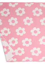 Load image into Gallery viewer, Daisy Pattern Throw Blanket | Pink | Restock
