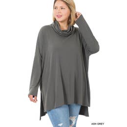 Here and Now Sweater | Ash Grey | Curvy