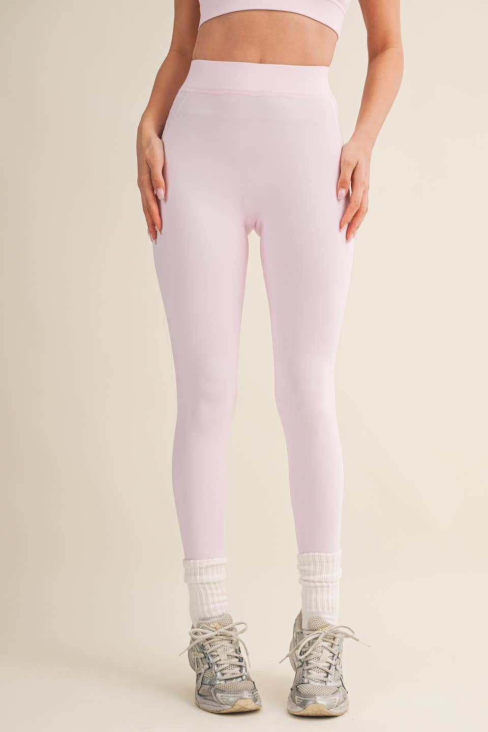 Align High Rise Contour Leggings | Pink + Taupe + Black