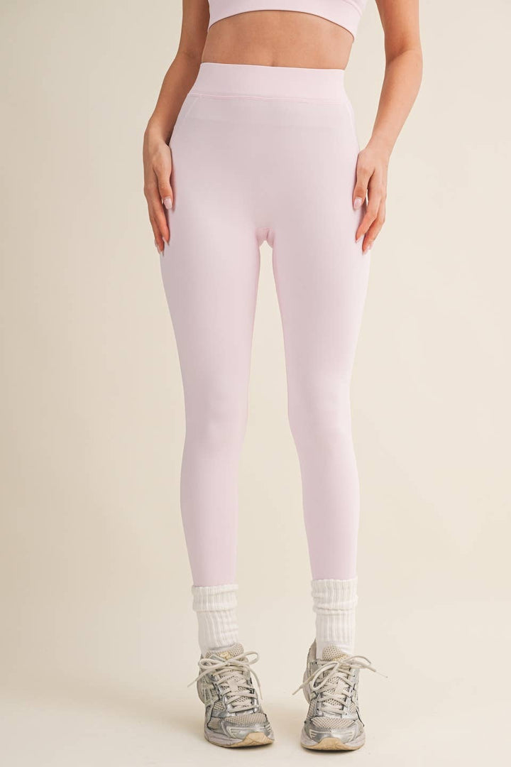 Align High Rise Contour Leggings | Pink + Taupe + Black