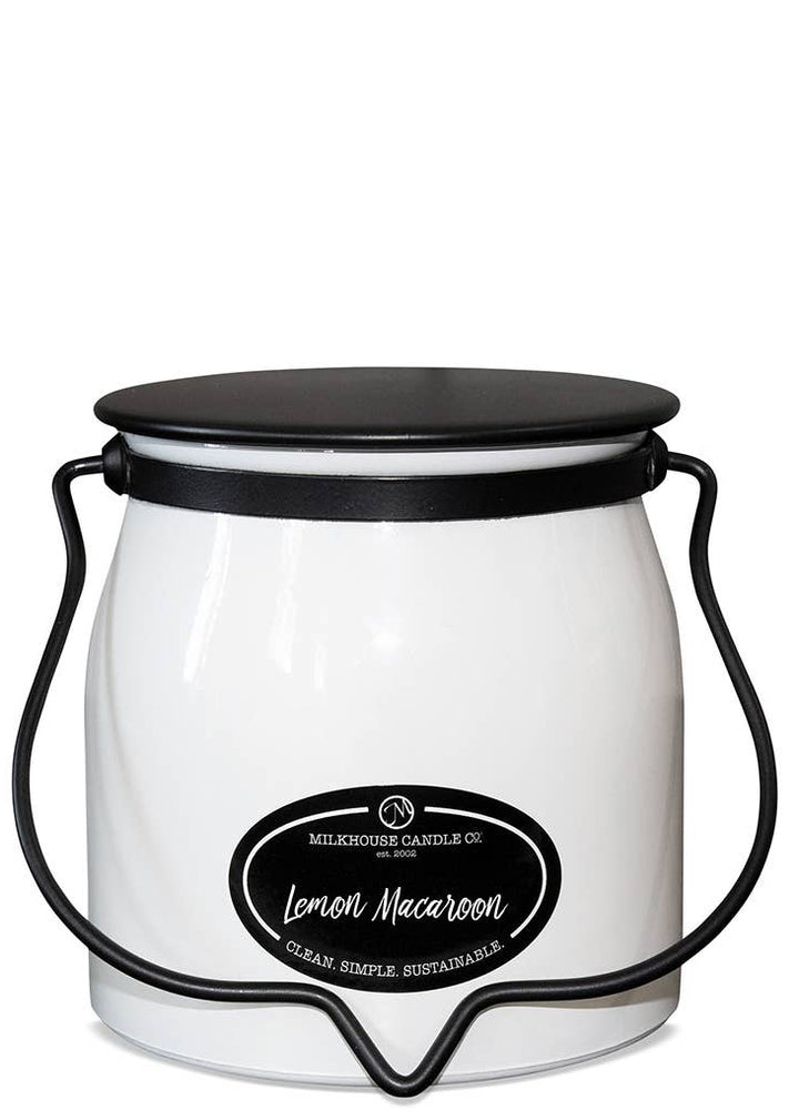 16 oz Butter Jar Candle: Lemon Macaroon