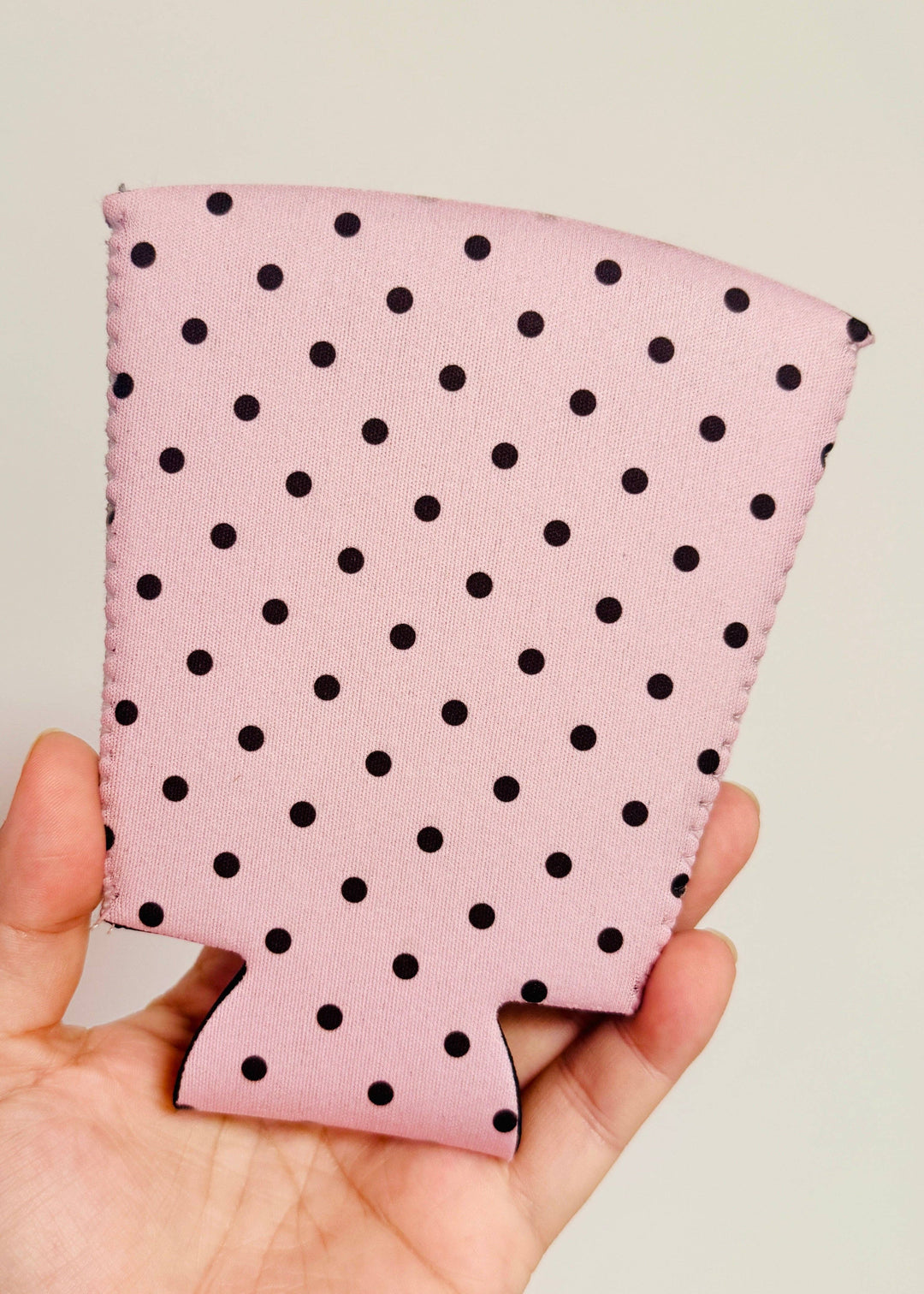 Pink & Brown Polka Dot Sleeve