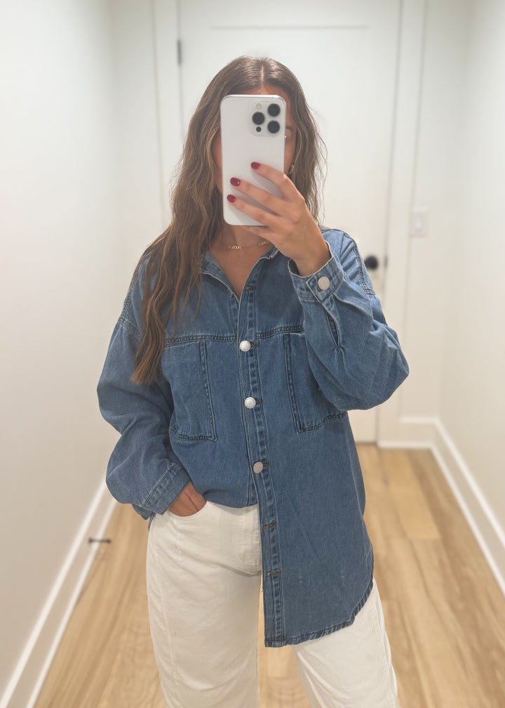 Dream in Denim Shacket