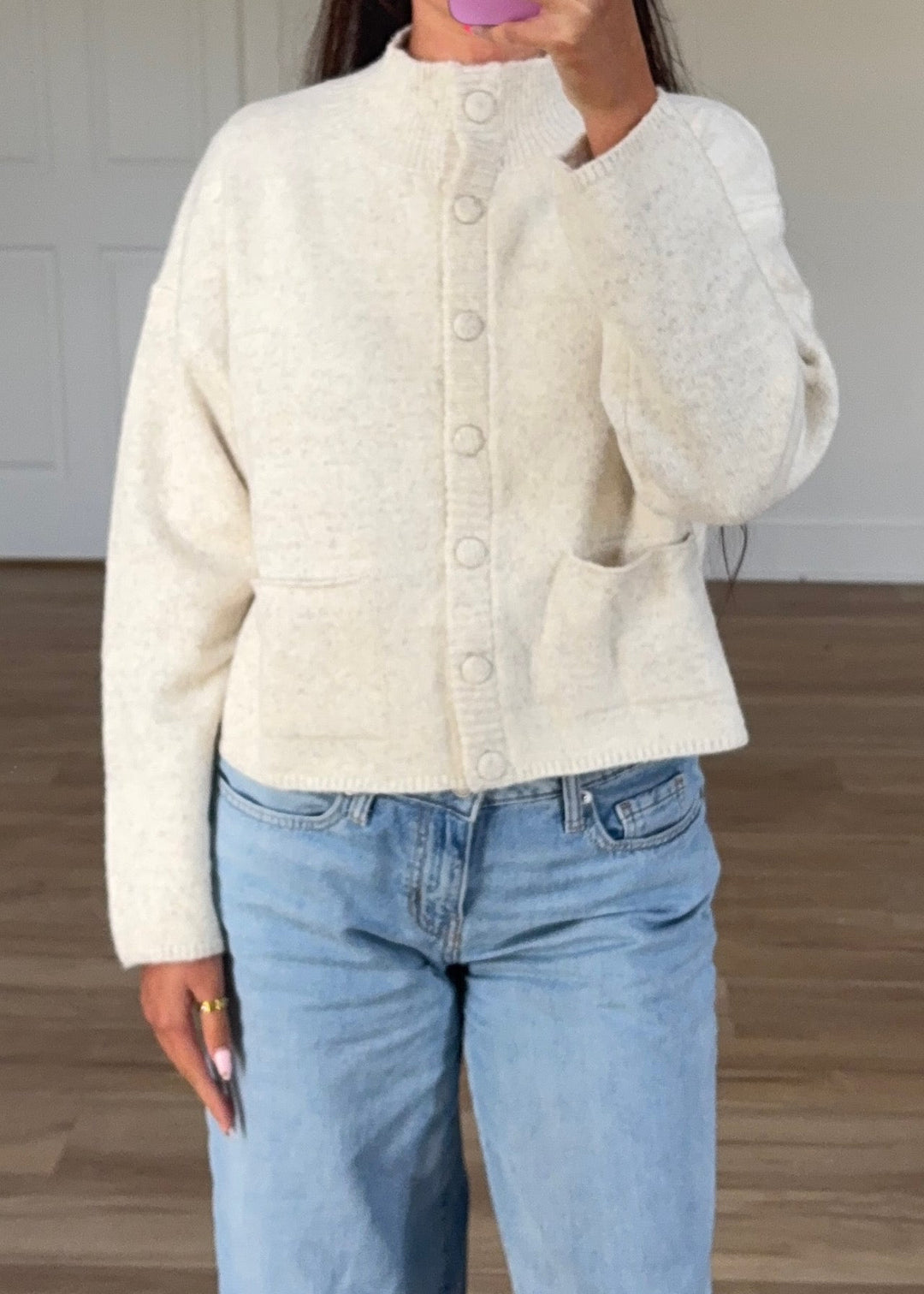 Blair Mock Neck Cardigan