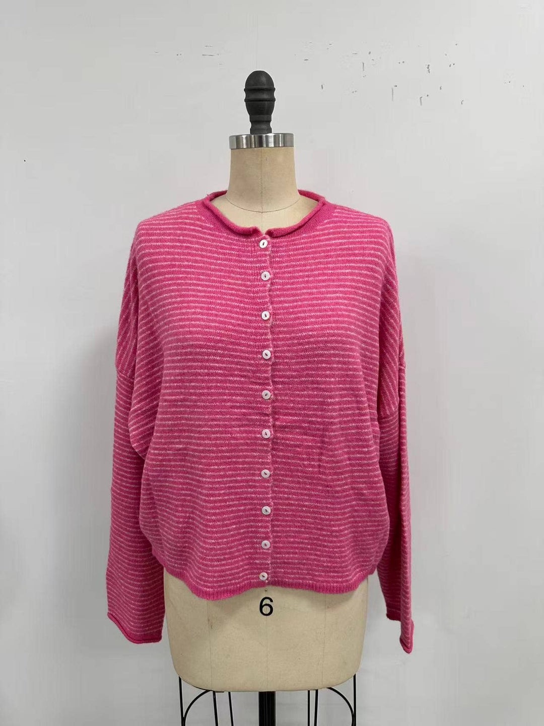 Pink Obsession Stripe Cardigan