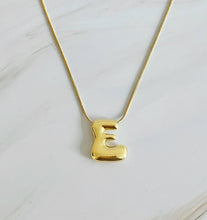 Load image into Gallery viewer, Bubble Letter Necklace | Gold
