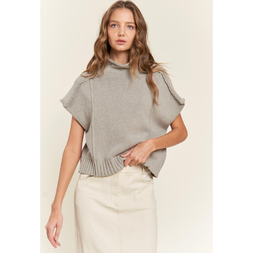 Only One Sweater Top | Grey