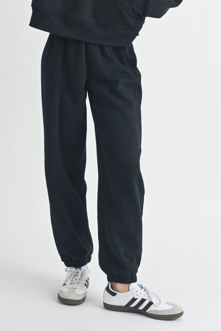 You're Invited Relaxed Joggers | Heather Grey + Black