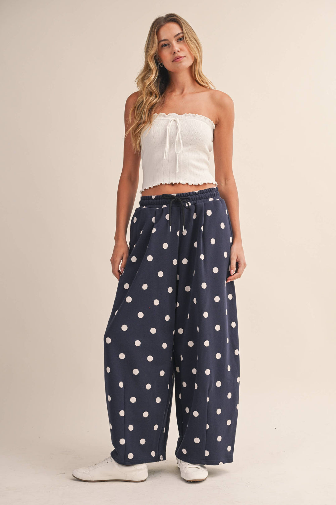 The Navy Spot Barrel Sweatpants