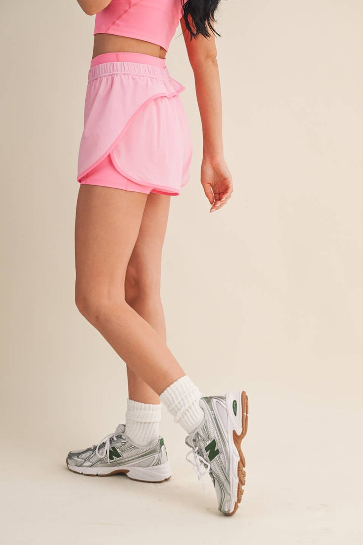 Hot Girl Walk Shorts | Pink + Blue