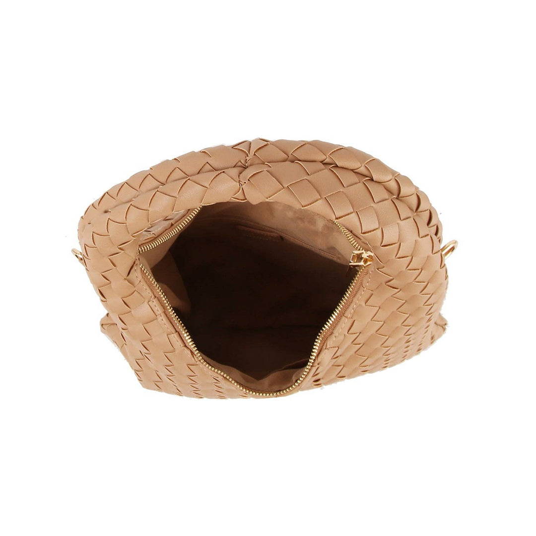 Woven Crescent Purse