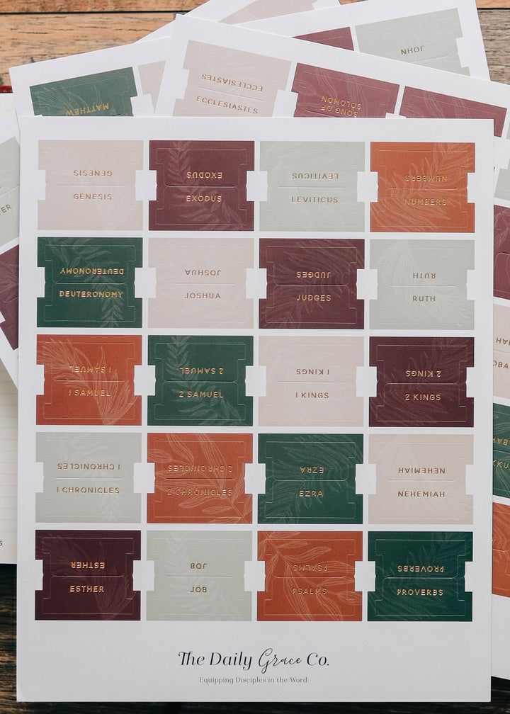 Jewel Tone Bible Tabs