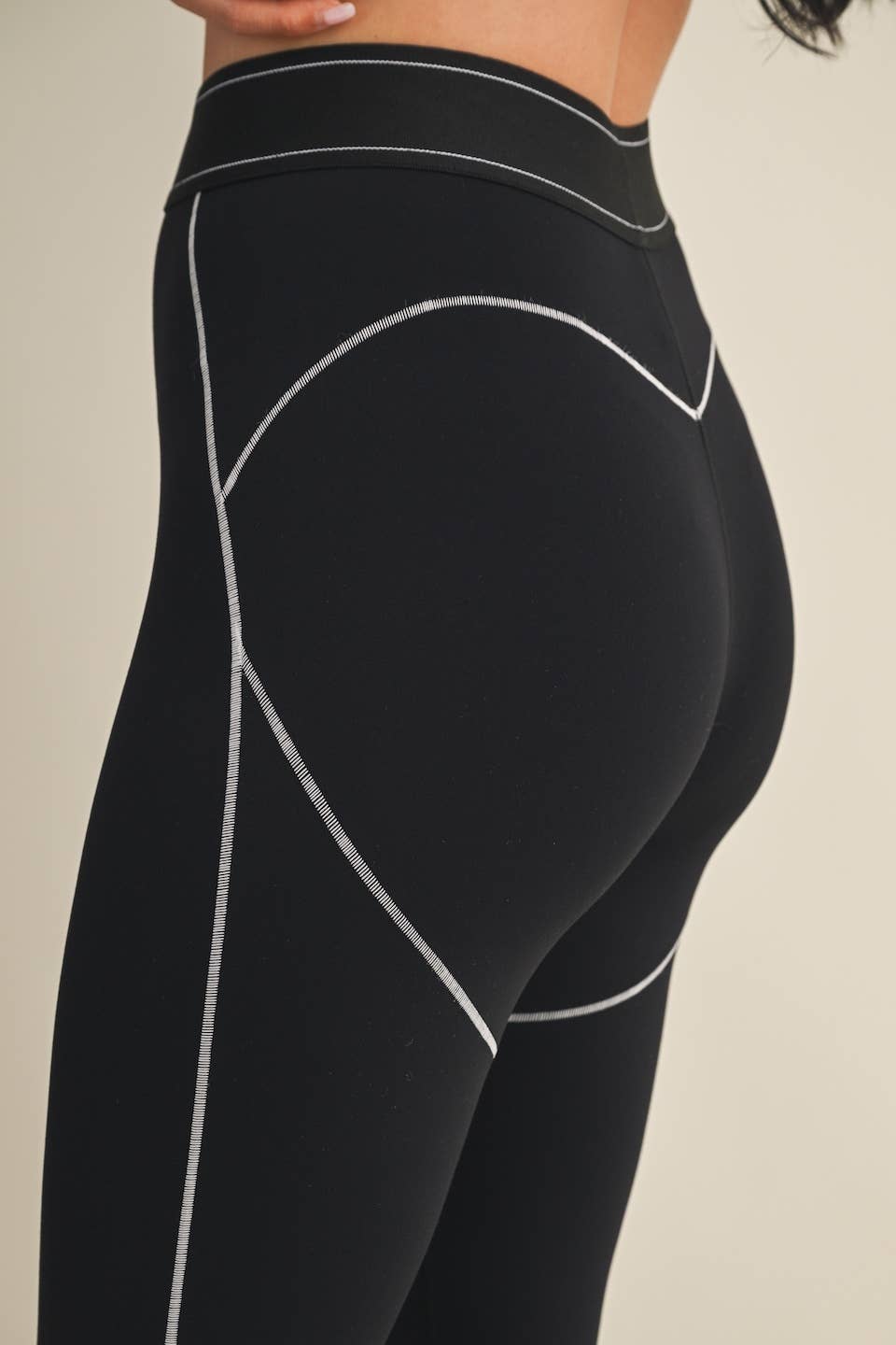 Align High Rise Contour Leggings | Pink + Taupe + Black