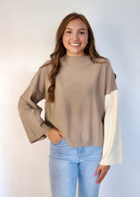 Load image into Gallery viewer, Real Talk Color Block Sweater | One Left
