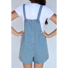 Load image into Gallery viewer, Blue Jean Baby Romper | One Left
