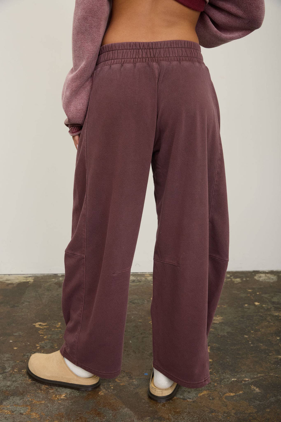 Maroon Barrel Sweatpants