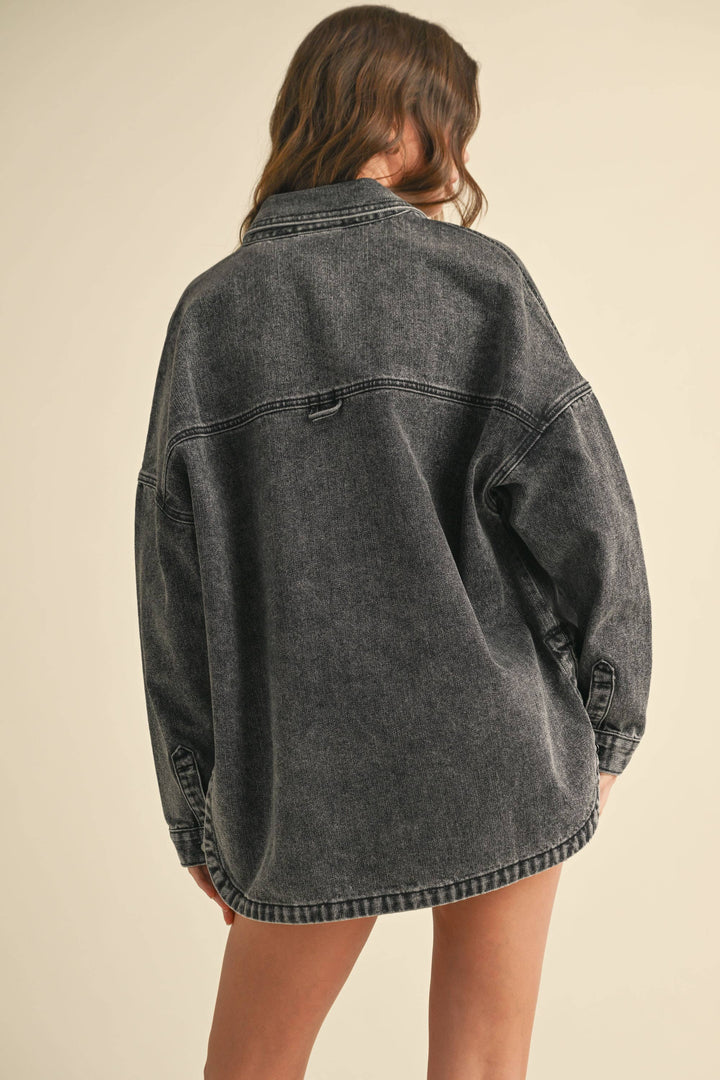 The Blake Denim Shacket