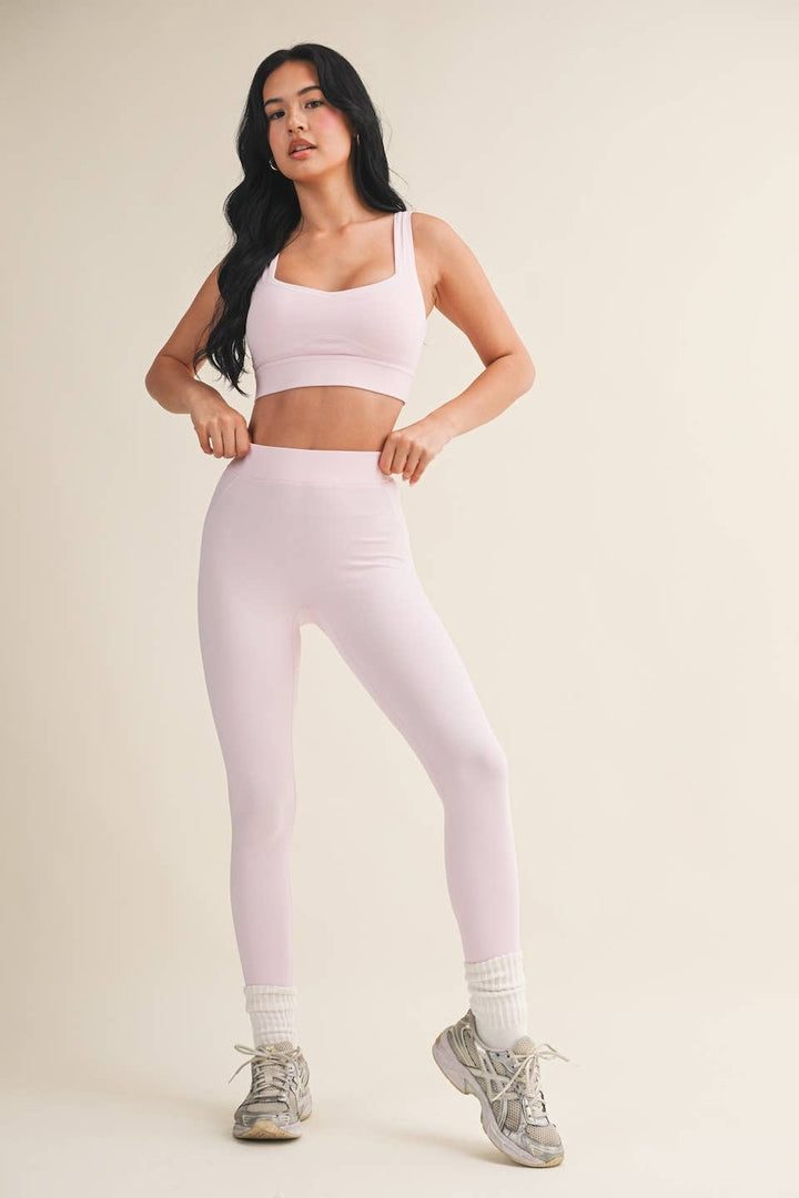 Align Sports Bra | Taupe, Pink, + Black