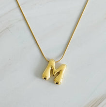 Load image into Gallery viewer, Bubble Letter Necklace | Gold
