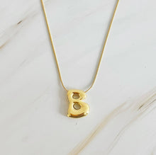 Load image into Gallery viewer, Bubble Letter Necklace | Gold
