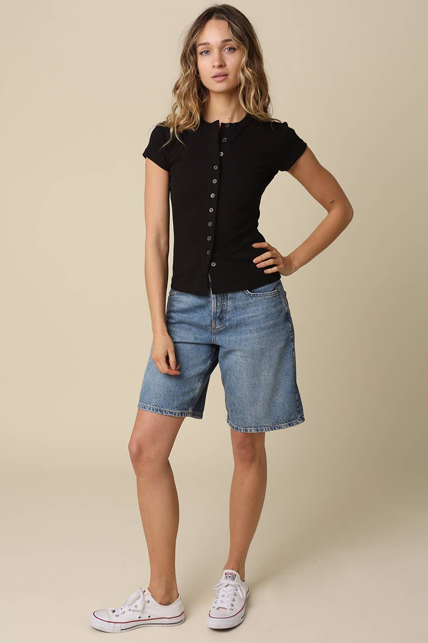 The Weekday Top | Black