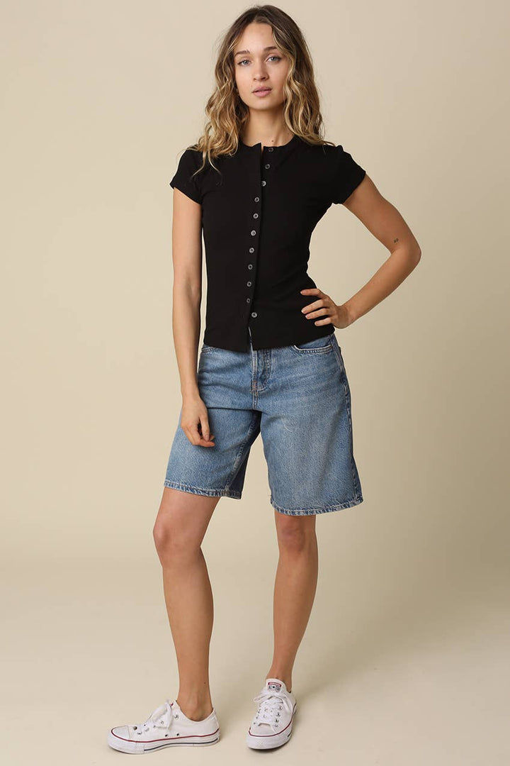 The Weekday Top | Black