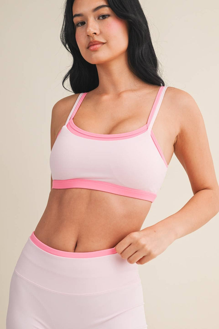 Pinky Promise Double Layered Sports Bra