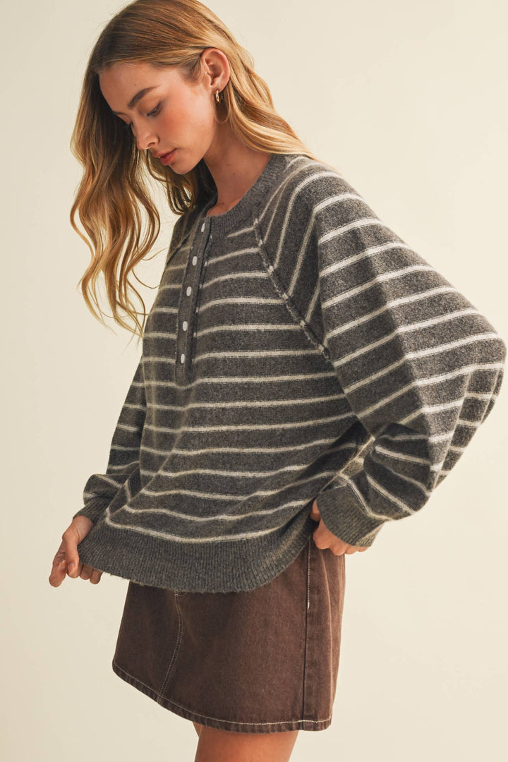 Greyson Stripe Sweater