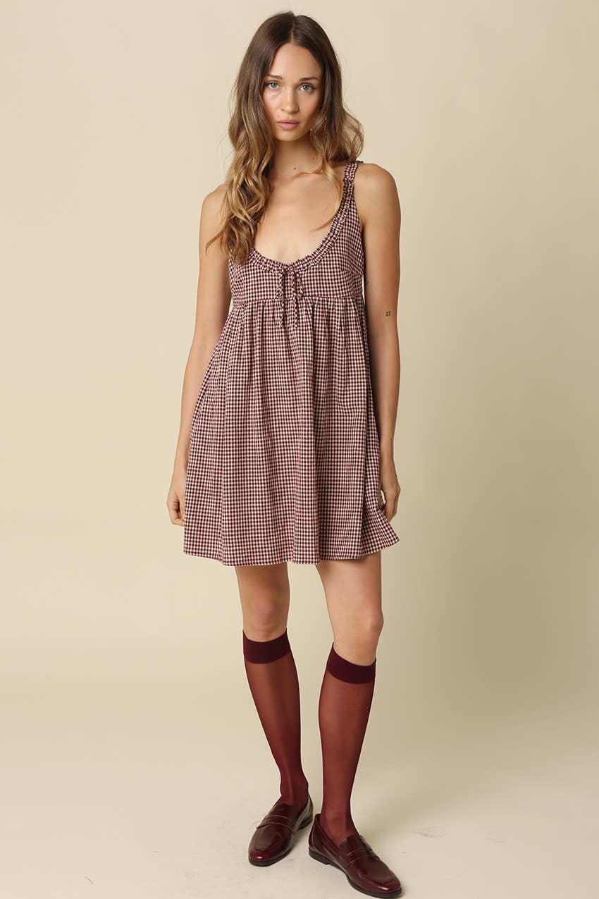 Gingham Girl Mini Dress