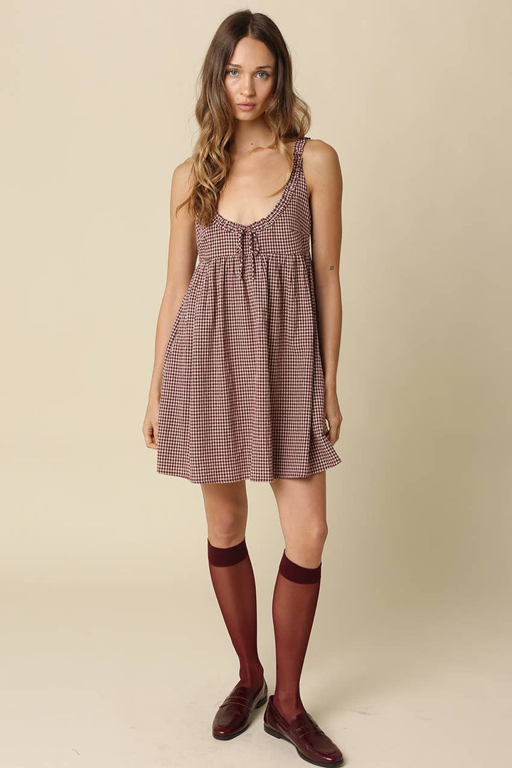 Gingham Girl Mini Dress