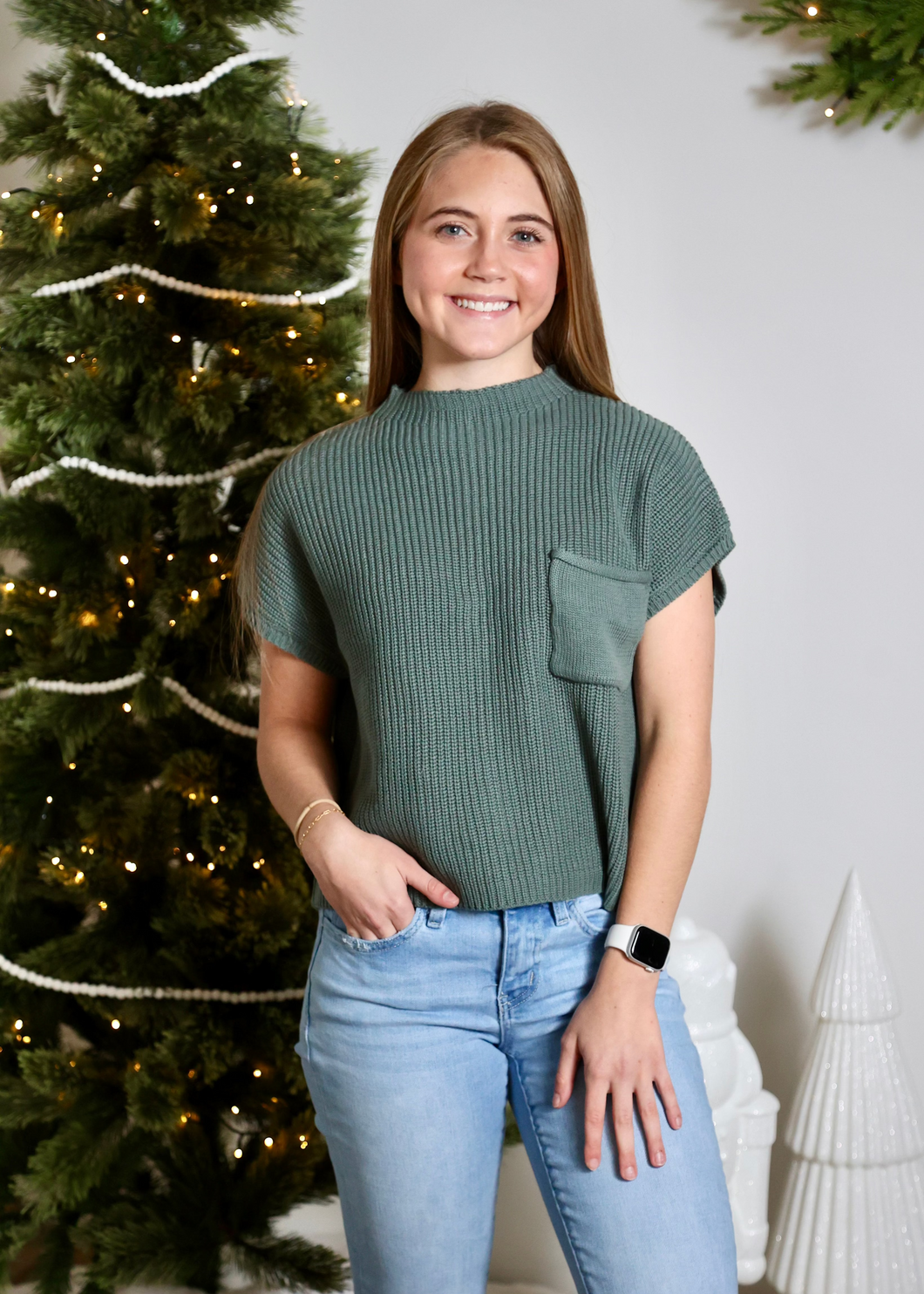 Happy Talk Sweater | Green