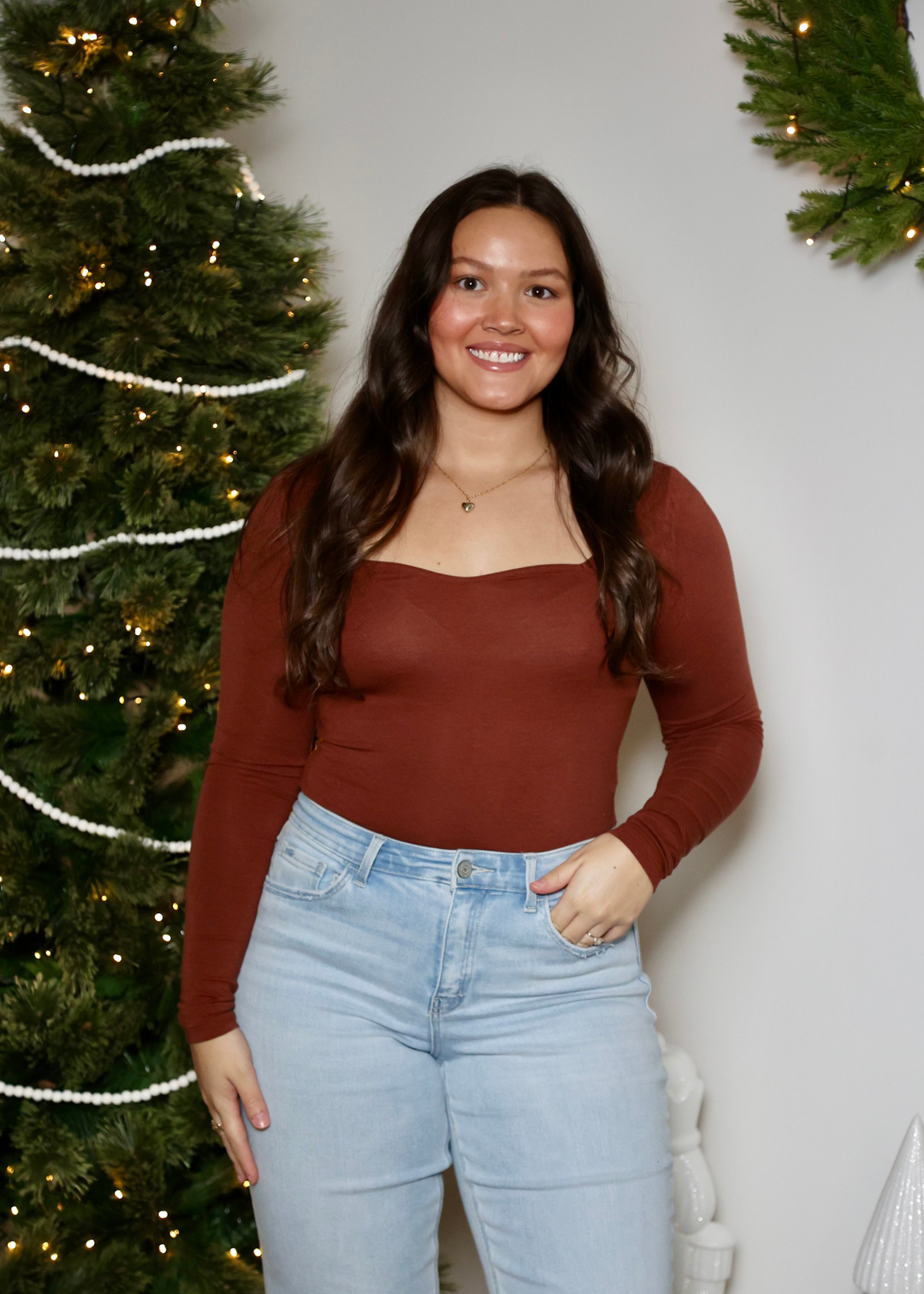 Chestnut Bodysuit | One Left