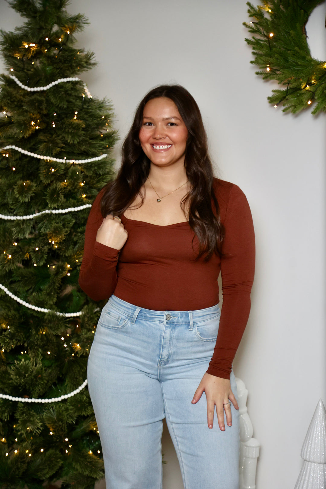 Chestnut Bodysuit | One Left